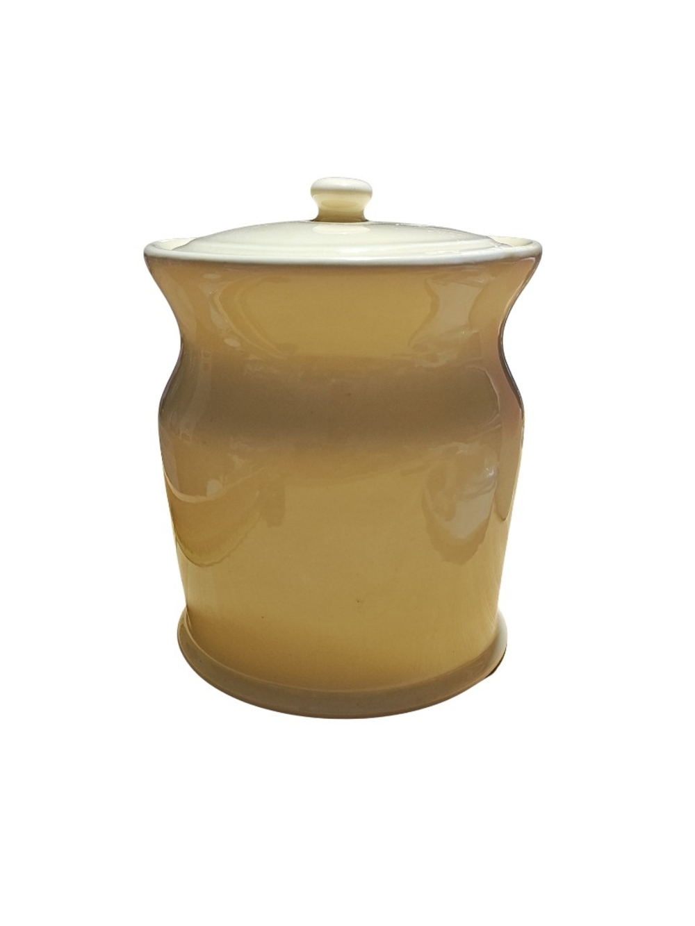 Cottage Core Martha Stewart Ceramic Kitchen Canister Cookie Jar Pastel Yellow